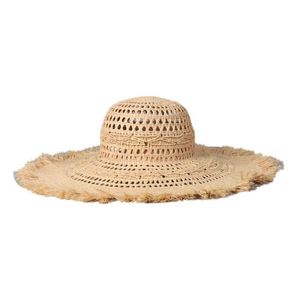 Korean Style Women Hat Hollow Raffia Straw Hat Wide Brim Casual Seaside Beach Sunscreen Floppy Hat - Product Image 5