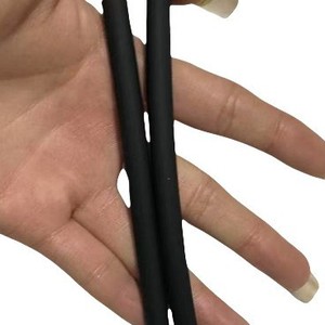 Black <b>PVC</b> sleeve strap with glossy finish - Product Image 5