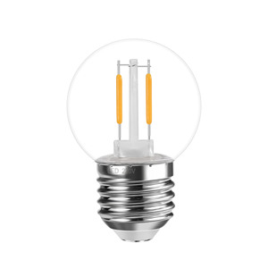 G45 E26 Edison <span class=keywords><strong>Led</strong></span> <span class=keywords><strong>Filament</strong></span> Globe Bulb 120V 2700K ánh sáng trắng ấm 550LM cho trong nhà ngoài trời kỳ nghỉ trang trí nội thất - Product Image 4