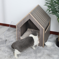 Meubles d'intérieur en bois pour chats Maisons pour chiens Maison personnalisée pour lapins Chenil en bois Cages pour animaux de compagnie