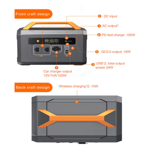 สถานีไฟฟ้าพกพา 1.2KW สำหรับตั้งแคมป์กลางแจ้ง ช่องเสียบ USB Type-C พร้อมระบบ MPPT แบตเตอรี่ลิเธียม รุ่น E212-1200 สินค้าขายดี - Product Image 3