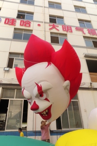 Balon Kepala Badut Tiup, Badut Menyeramkan Tiup, Dekorasi Acara Klub Halloween Tiup, Setan Tiup - Product Image 5