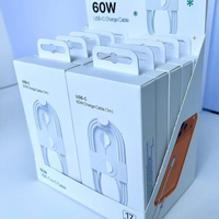 Câble USB C vers USB C HYTO 3,3 pieds, lot de 10, câble 60W, charge rapide, chargeur Type C, câble USBC vers USBC