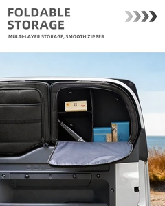 Borsa portaoggetti per portellone posteriore Defender 2023, su misura, impermeabile, in tessuto Oxford, multi-scomparto, pieghevole, organizer per bagagliaio, Shengge - Product Image 5