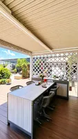 Pergola extérieure en aluminium 36M à toit rigide réglable, étanche, anti-rongeurs, revêtement poudré, directement de l'usine