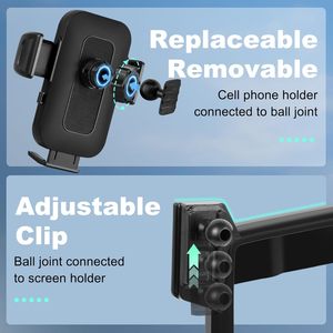 Soporte para Teléfono Móvil para Toyota RAV4 2019-2025, Clip Fijo para Pantalla de 7/8 Pulgadas, Soporte de Navegación Manos Libres - Product Image 4