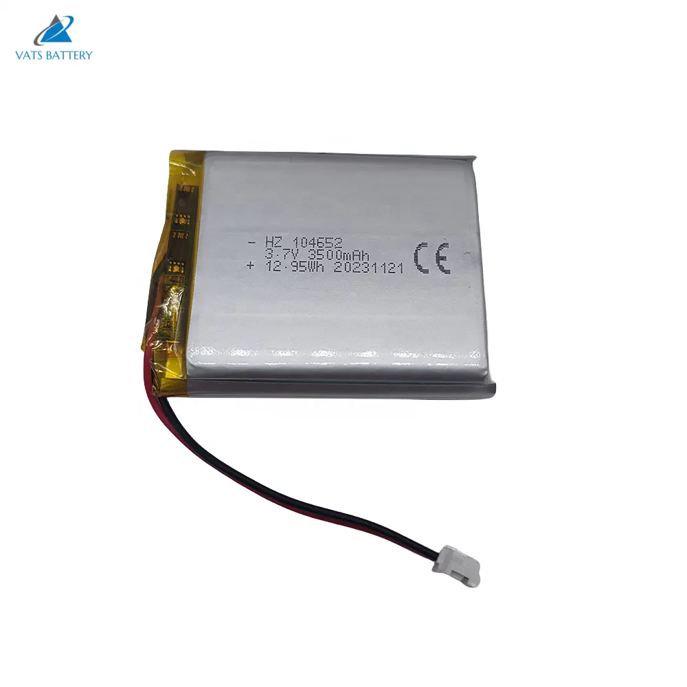 Fábrica 104652 slim 3500mah bateria 3.7v lipo bateria pilha equilíbrio carregando baterias lipo