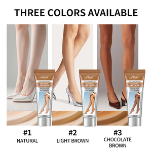 Crème pour les jambes au parfum de noix de <span class=keywords><strong>coco</strong></span>, éclaircissante et facile à enlever, 3 tons : brun clair naturel, chocolat, lotion corporelle - Product Image 3