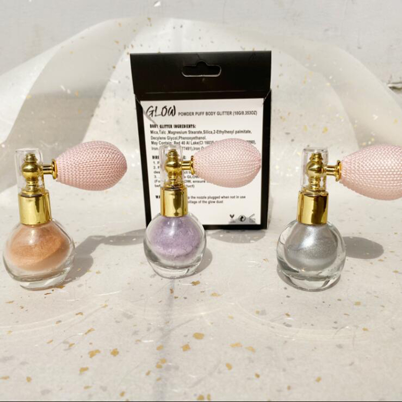 Оптовая продажа, блестящий Хайлайтер для тела, спрей для лица, осветляющая пудра, деликатный спрей, рассыпчатая пудра, частная этикетка