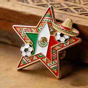 Коллекционный набор металлических эмалевых брошей ручной работы из серии «Мексика» 2026 года, лимитированная серия, премиум-класс, на заказ - Product Image 2