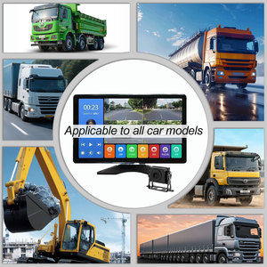 Système de caméra pour camion 10,1 pouces avec détection d'angle mort IA BSD, enregistrement DVR 4 canaux et moniteur tactile pour camping-car, bus, semi-remorque - Product Image 5