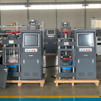 Machine d'essai de compression automatique pour béton 2000 kN, testeur de résistance à la compression pour laboratoire d'ingénierie civile