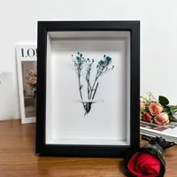 Offre Spéciale – Cadre Photo DIY en MDF Vide, Style Boîte à Ombre, Moderne, Écologique, Durable, 3cm/5cm, pour Fleurs Séchées Faites à la Main
