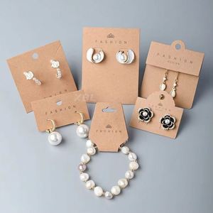 กล่องใส่ต่างหูแบบกระดาษแข็งสำหรับนักออกแบบ พร้อมโลโก้สั่งทำพิเศษ สำหรับโชว์และจัดเก็บเครื่องประดับ - Product Image 6