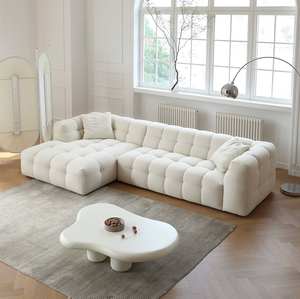 Set Divano Componibile Moderno a L con Chaise Longue di Lusso per Arredamento Soggiorno Interno - Product Image 3