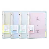 Couverture en PP personnalisée Articles de papeterie A4 A5 B5 Classeur à feuilles mobiles Bloc-notes ligné avec logo Fabrication personnalisable Planificateur Cahier scolaire