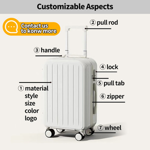 <span class=keywords><strong>Maleta</strong></span> de Viaje Multifuncional de Moda con Portavasos, Interfaz USB, Gancho Lateral, Ruedas con Freno, <span class=keywords><strong>Maleta</strong></span> de Lujo - Product Image 6