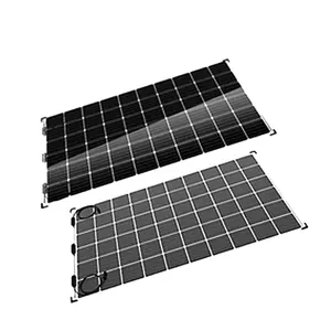 Rixin profesyonel fabrika özel bina şeffaf pencere filmi fotovoltaik çerçevesiz güneş panelleri