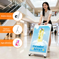 Pantalla LED a Todo Color para Exteriores P2.5 P1.86 P1.25, Video Wall para Uso Comercial de Autoservicio - Base con Soporte Trasero de Dos 1.5 Pulgadas