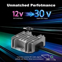 Adaptateur d'alimentation élévateur de tension 12V 24V vers 30V pour Starlink Mini avec interrupteur, câble allume-cigare vers DC pour Starlink V4
