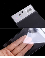 Sacs d'emballage en Cellophane en plastique Opp, transparents et personnalisés, avec impression