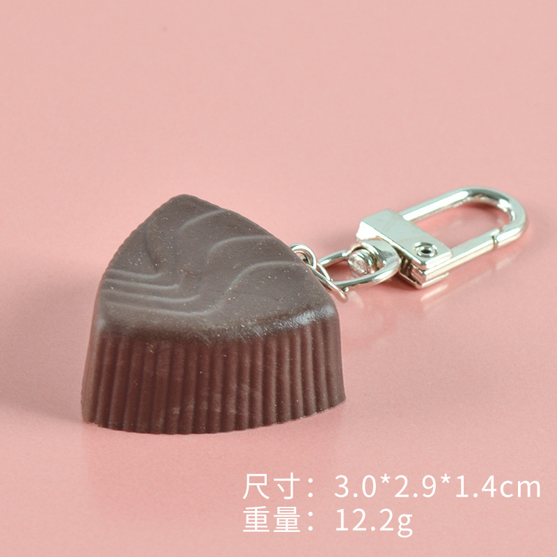 Boucle de porte en chocolat noir triple