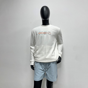 เสื้อสเวตเชิ้ตผ้าฟลีซเนื้อหนา พิมพ์ลายสกรีน 100% ผ้าฝ้าย ทรงหลวม ไซส์ใหญ่ สำหรับผู้ชาย ฤดูใบไม้ร่วง เป็นมิตรต่อสิ่งแวดล้อม - Product Image 5