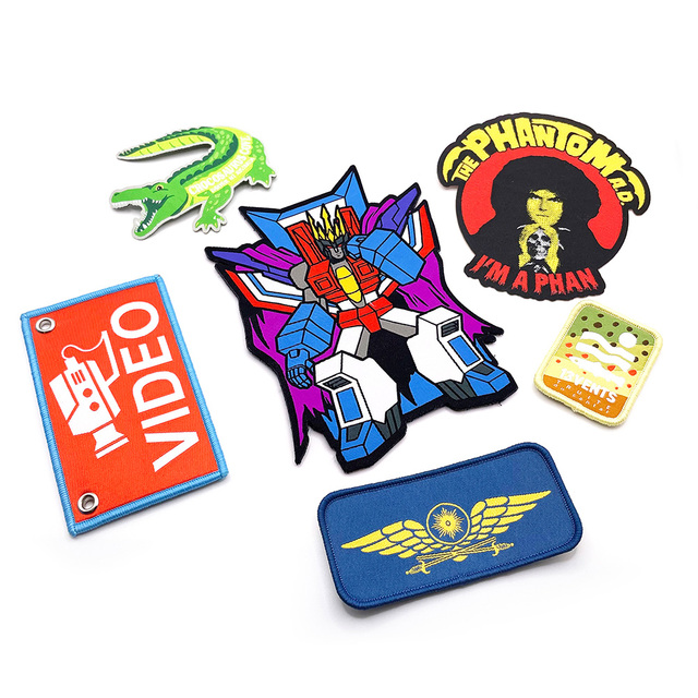 Custom Detachable Fabric Embroidery Patches for Clothing and Jeans-Iron-On Heat-Resistant