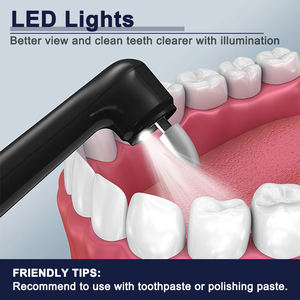 Polisseur dentaire électrique rechargeable, étanche IPX6, brosse à polir les dents professionnelle avec 5 têtes de remplacement - Product Image 5