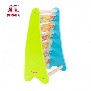 Bébé Apprentissage Lettre Capitale Perles Enfants En Bois Alphabet Abacus Jouet Éducatif Pour <span class=keywords><strong>Kidi</strong></span> - Product Image 3