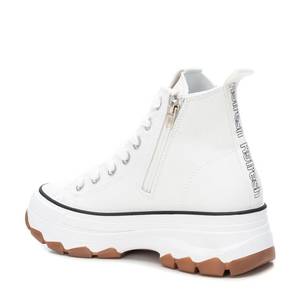 Zapatillas deportivas Refresh Donna Bianco con plataforma gruesa y caña alta para mujer - Product Image 2