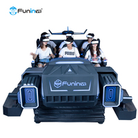 Offre Spéciale Zhuoyuan Funin VR 6 sièges Extreme DarkMarks 9D VR lunettes Machine jeu chaise simulateur