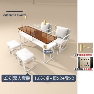 Mesa de Manicura Multifuncional de Primera Calidad con Almacenamiento para Salón - Product Image 4