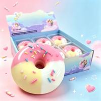 Donat Cokelat Renyah Berbentuk Cakar Kucing, Mainan Marshmallow Renyah dan Lembut, Mainan Pereda Kecemasan dan Stres dengan Suara
