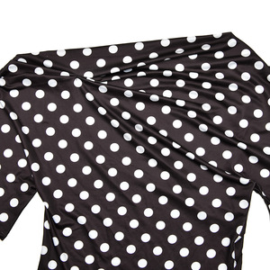 Camicia da donna a <span class=keywords><strong>pois</strong></span> a <span class=keywords><strong>pois</strong></span> aderente aderente a tracolla da donna - Product Image 5