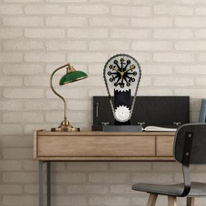 Reloj de Engranajes Giratorio Vintage, Reloj de Escritorio Antiguo con Engranajes de Hierro, Reloj de Mesa con Cadena de Tiempo para Regalo del Día del Padre - Product Image 6