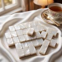 Ensemble de Mahjong américain de luxe de haute qualité, coquille blanche nacrée, acrylique moderne, 4 joueurs, portable, durable, respectueux de l'environnement