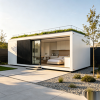Appartement Modulaire de Luxe VIP en Conteneur de 40 Pieds – Maisonnette Spacieuse pour Invités dans la Cour – Design Moderne, Installation Rapide
