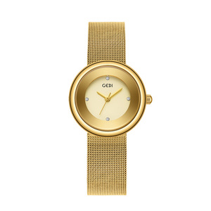 Reloj de pulsera de malla avanzado para mujer, reloj de lujo ligero para mujer, reloj de cuarzo impermeable para mujer - Product Image 5