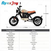 Sepeda Motor Listrik Apexjoy TROMOX-M03Q Dengan Aplikasi GPS 48V48Ah ABS Jarak Tempuh 110km Kecepatan 49km/jam Kunci Pintar Anti Maling Produsen