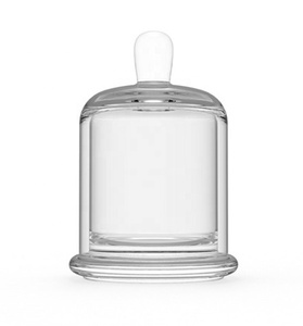 Bán Buôn Rõ Ràng Dome Nến Thủy Tinh Jar Chuông Hình Dạng Rỗng Nến Container Cho Hương Liệu Đá Nến Làm Đầy 3 Kích Cỡ - Product Image 1