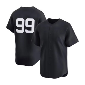 Nuove Maglie da Baseball Americane 2025 di Alta Qualità, Cucite, con Numeri 99 Aaron Judge, 2 Derek Jeter, 45 Gerrit Cole - Product Image 2