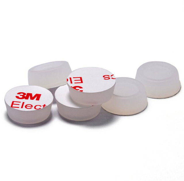 Anti Slip Shock Resistant Custom Size Laptop Silicon Rubber Feet
