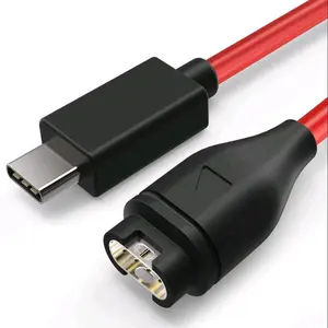 USB C型充电器电缆兼容Garmin Fenix 7 6 5，先行者745 935 945 45 45S 245，方法S10 S40 S60 X10