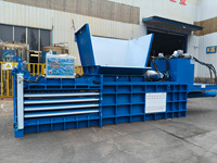 Presse à balles hydraulique robuste 200T avec commande PLC pour le recyclage des déchets plastiques, bouteilles PET, vêtements usagés et carton