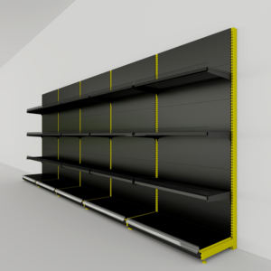 بيع بالجملة رفوف سوبر ماركت معدنية خفيفة عالية الجودة وواجب قائم بذاته لمتاجر البيع بالتجزئة - Product Image 5