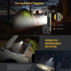 <span class=keywords><strong>Ulefone</strong></span> <span class=keywords><strong>Armor</strong></span> 24 <span class=keywords><strong>Pro</strong></span> ใหม่เอี่ยม โทรศัพท์มือถือสุดแกร่งมาตรฐาน IP68/IP69K หน่วยความจำ 12GB+256GB หน้าจอ 6.78 นิ้ว ระบบปฏิบัติการ Android 16 แบตเตอรี่ 22000mAh Octa Core 4G NFC OTG สมาร์ทโฟน - Product Image 4