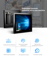 I3/I5/I7 tout-en-un PC Android panneau industriel Pc refroidissement sans ventilateur fenêtre intégrée 11 écran tactile mural ordinateur tactile