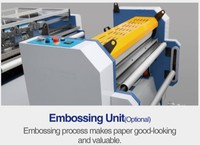 Laminateur de papier automatique à grande vitesse avec contrôle PLC, machine de laminage de film automatique