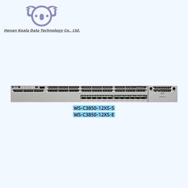 WS-C3850-12XS-S/E Original  New or Used CISCOS  Switch  3850 12 1/10G SFP+  Data IP Base/IP Services. WS-C3850-12XS-S